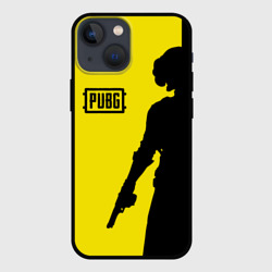 Чехол для iPhone 13 mini PUBG ПАБГ yellow