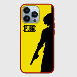 Чехол для iPhone 13 Pro PUBG ПАБГ yellow