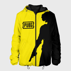Мужская куртка 3D PUBG ПАБГ yellow