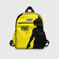 Детский рюкзак 3D PUBG ПАБГ yellow