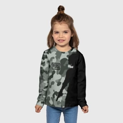 Детский лонгслив 3D PUBG military ПАБГ милитари - фото 2