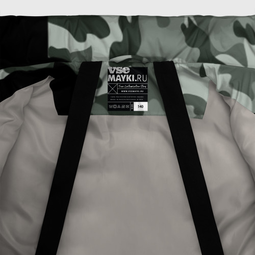 Зимняя куртка для мальчиков 3D PUBG military ПАБГ милитари, цвет светло-серый - фото 7