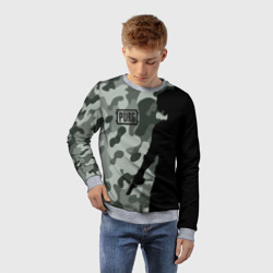 Детский свитшот 3D PUBG military ПАБГ милитари - фото 2