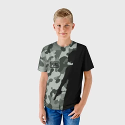 Детская футболка 3D PUBG military ПАБГ милитари - фото 2