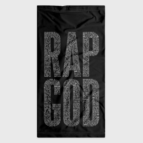 Бандана-труба 3D Rap God, цвет 3D печать - фото 7