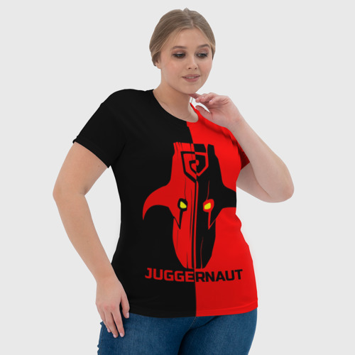 Женская футболка 3D Juggernaut, цвет 3D печать - фото 6