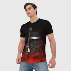 Мужская футболка 3D Rock - фото 2