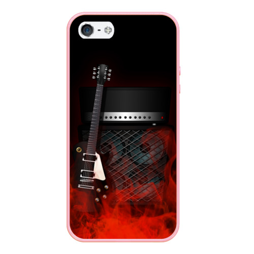 Чехол для iPhone 5/5S матовый Rock, цвет баблгам