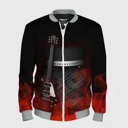Мужской бомбер 3D Rock