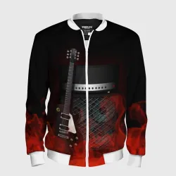 Мужской бомбер 3D Rock