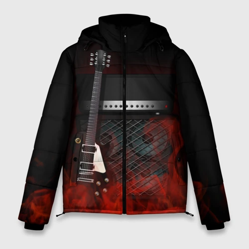 Мужская зимняя куртка 3D Rock