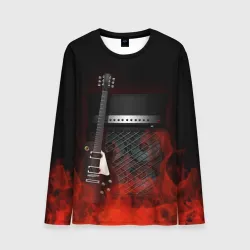Мужской лонгслив 3D Rock