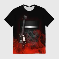 Мужская футболка 3D Rock