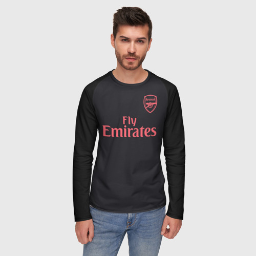 Мужской лонгслив 3D Ozil away 17-18, цвет 3D печать - фото 3