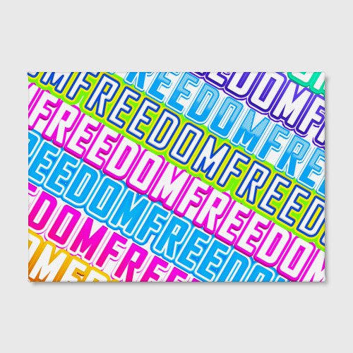 Холст прямоугольный FREEDOM 2, цвет 3D печать - фото 2