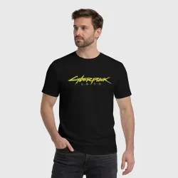 Мужская футболка хлопок Cyberpunk 2077 - фото 2