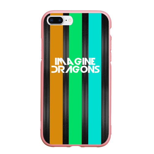 Чехол для iPhone 7Plus/8 Plus матовый Imagine dragons, цвет баблгам