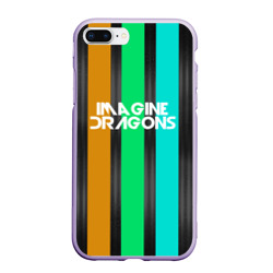 Чехол для iPhone 7Plus/8 Plus матовый Imagine dragons