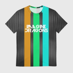 Мужская футболка 3D Imagine dragons