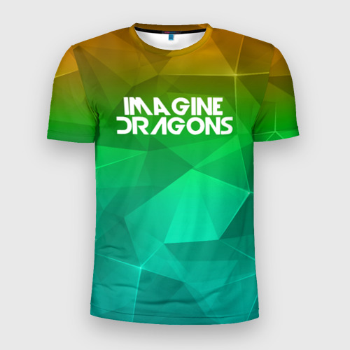 Мужская футболка 3D Slim IMAGINE DRAGONS, цвет 3D печать