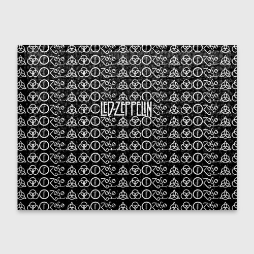 Обложка для студенческого билета Led Zeppelin, цвет черный