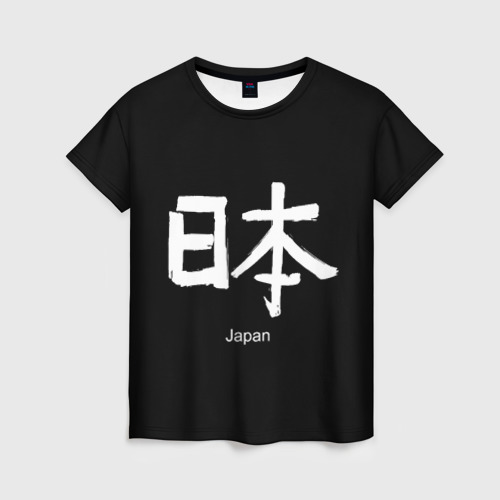 Женская футболка 3D symbol Japan, цвет 3D печать