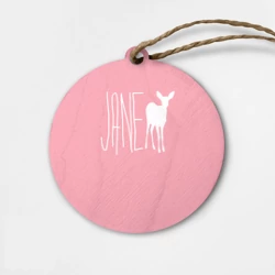 Деревянная игрушка круг Футболка Мах. Life is Strange