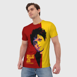 Мужская футболка 3D Green day Armstrong Billy Joe - фото 2