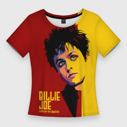 Женская футболка 3D Slim Green day Armstrong Billy Joe