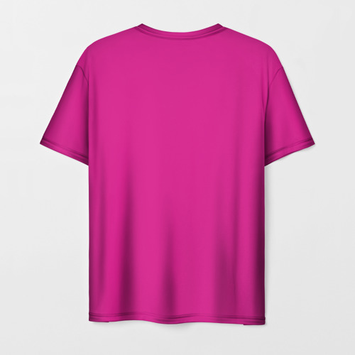 Мужская футболка 3D Pink, цвет 3D печать - фото 2