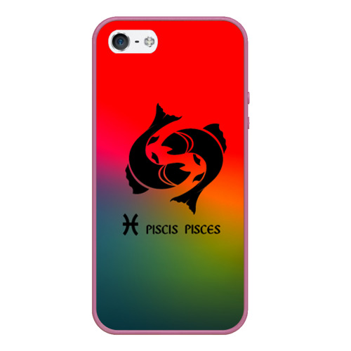 Чехол для iPhone 5/5S матовый Рыбы (Pisces)