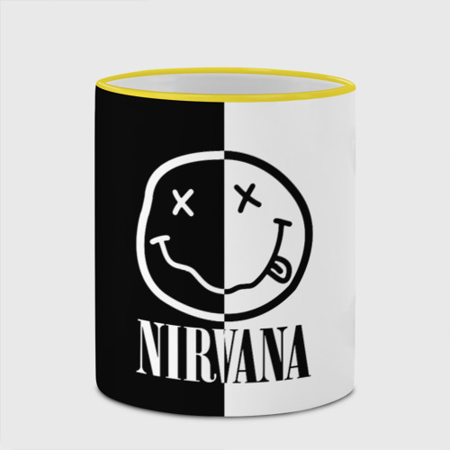 Кружка с полной запечаткой Nirvana, цвет Кант желтый - фото 4