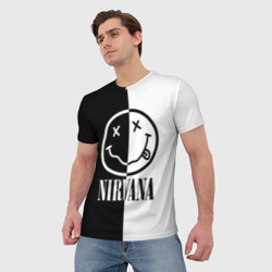 Мужская футболка 3D Nirvana - фото 2