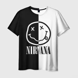 Мужская футболка 3D Nirvana