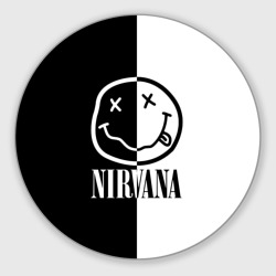 Круглый коврик для мышки Nirvana