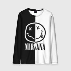 Мужской лонгслив 3D Nirvana