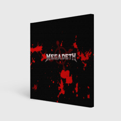 Холст квадратный Megadeth