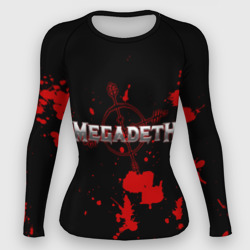 Женский рашгард 3D Megadeth