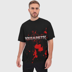 Мужская футболка oversize 3D Megadeth - фото 2