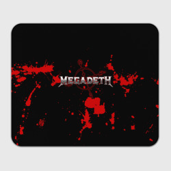 Прямоугольный коврик для мышки Megadeth