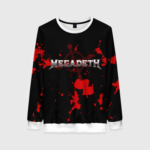 Женский свитшот 3D Megadeth, цвет 3D печать