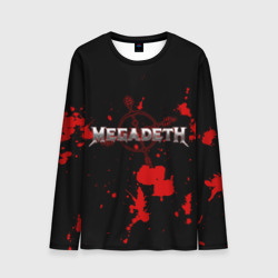 Мужской лонгслив 3D Megadeth