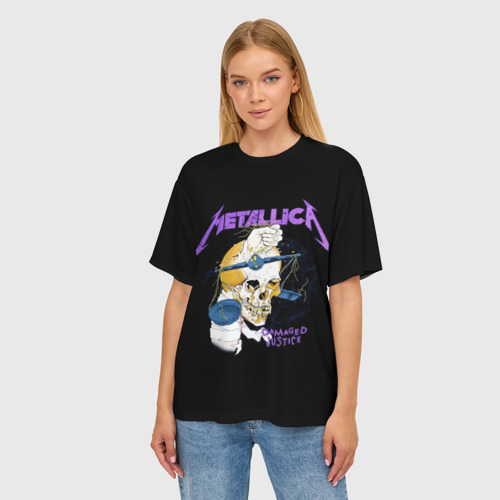 Metallica damaged justice t shirt hotsell