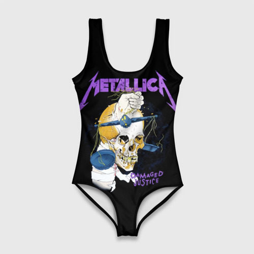 Женский купальник 3D Metallica, цвет 3D печать