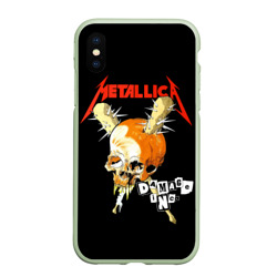 Чехол для iPhone XS Max матовый Metallica