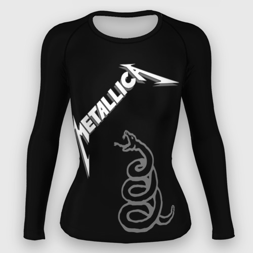 Женский рашгард 3D Metallica, цвет 3D печать