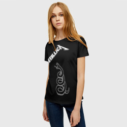Женская футболка 3D Metallica - фото 2