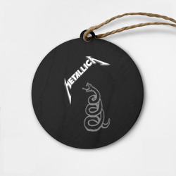 Деревянная игрушка круг Metallica - snake