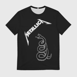 Мужская футболка 3D Metallica - snake