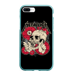 Чехол для iPhone 7Plus/8 Plus матовый Metallica